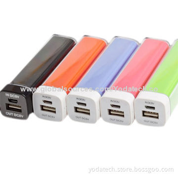 Mini Lipstick Square Power Bank, 500-20,000mAh, Promotion Gift Premiums Souvenir